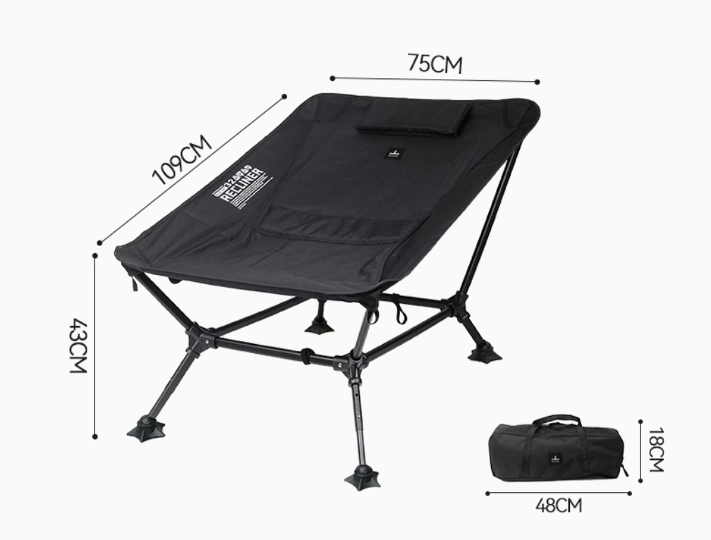 Day Dream Chair – 900D Oxford Cloth, 150kg Capacity, 2.8kg Lightweight