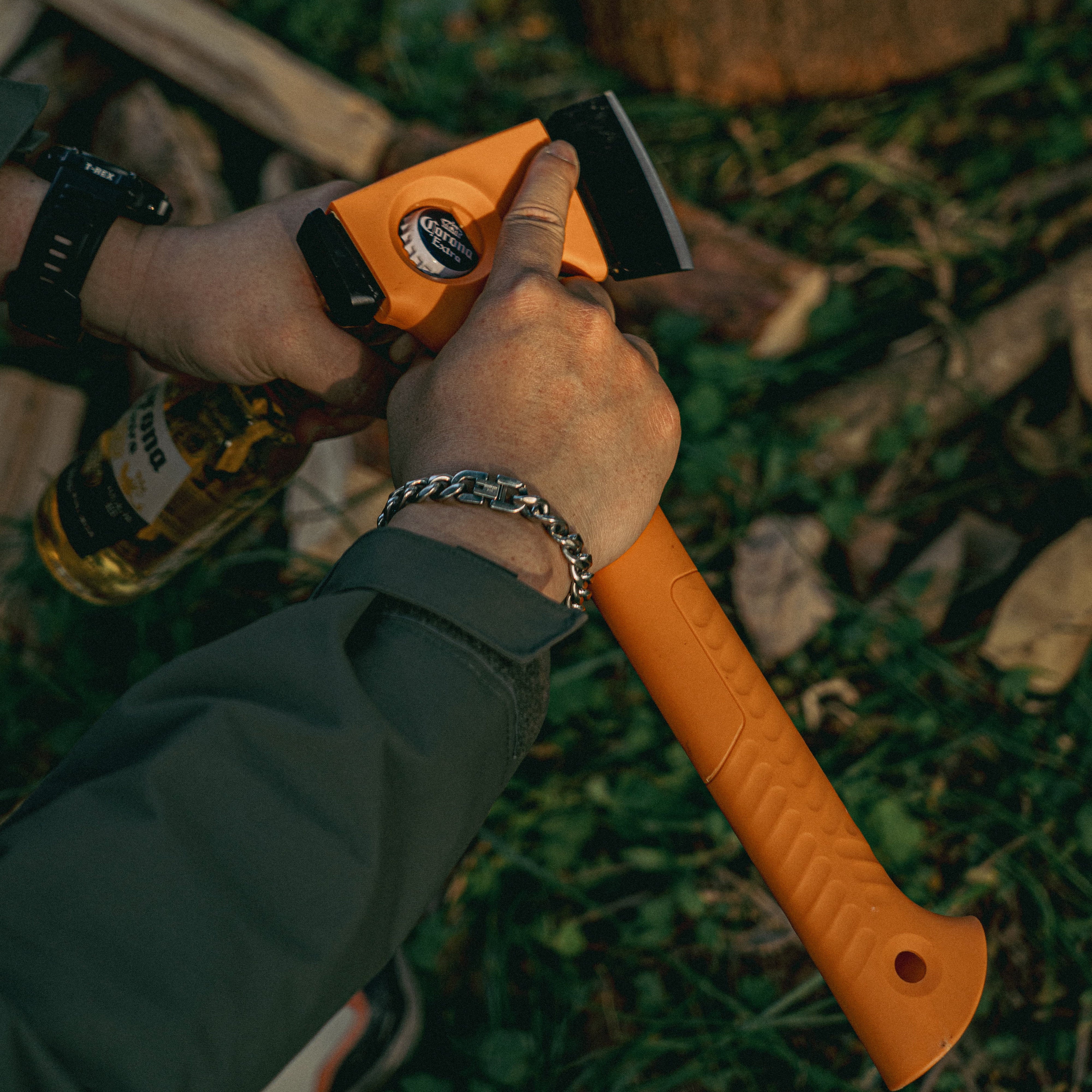 Ridge Song Ultralight Trekking Axe – 495g High Carbon Steel, Compact Camp Tool