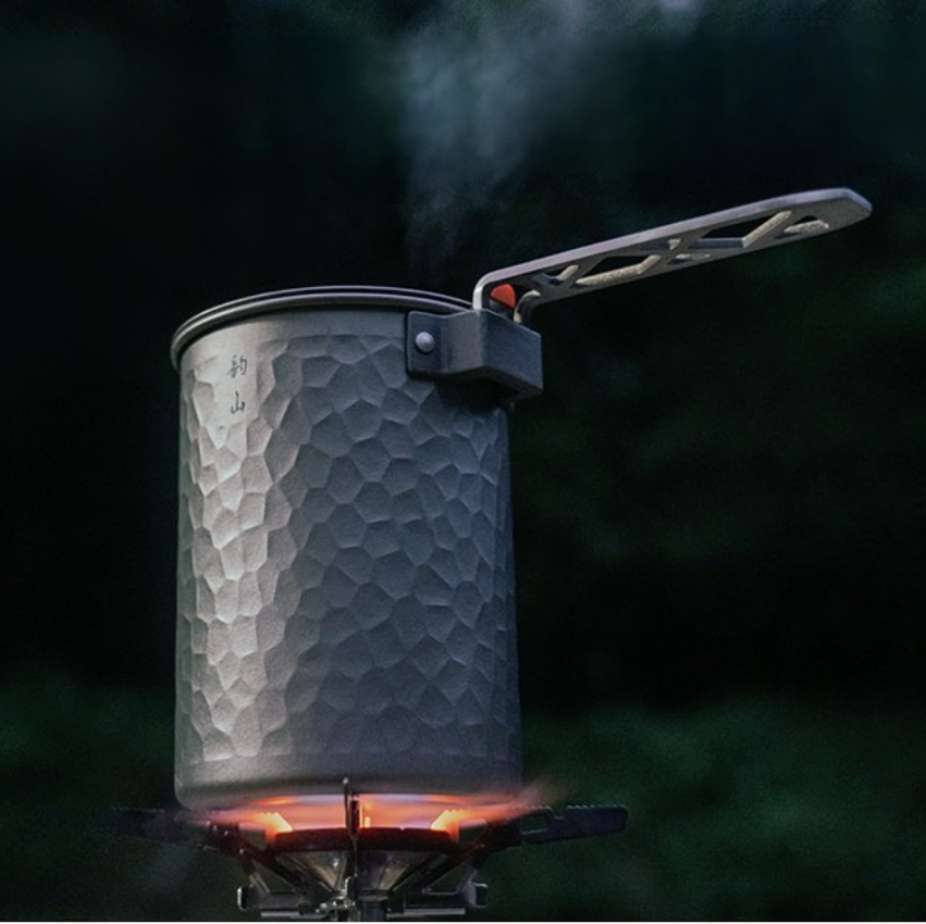 Pure Titanium Hammered Dual-Brew Pot