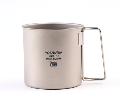 Yoshikawa 650ml Titanium Mug / Cup