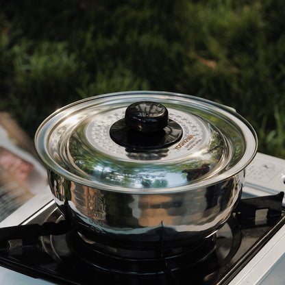 Yoshikawa outdoor Detachable Yukihira Set – 16cm & 18cm with Universal Lid