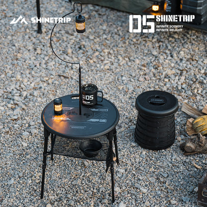 Adjustable Tactical Round Table & Stool Set