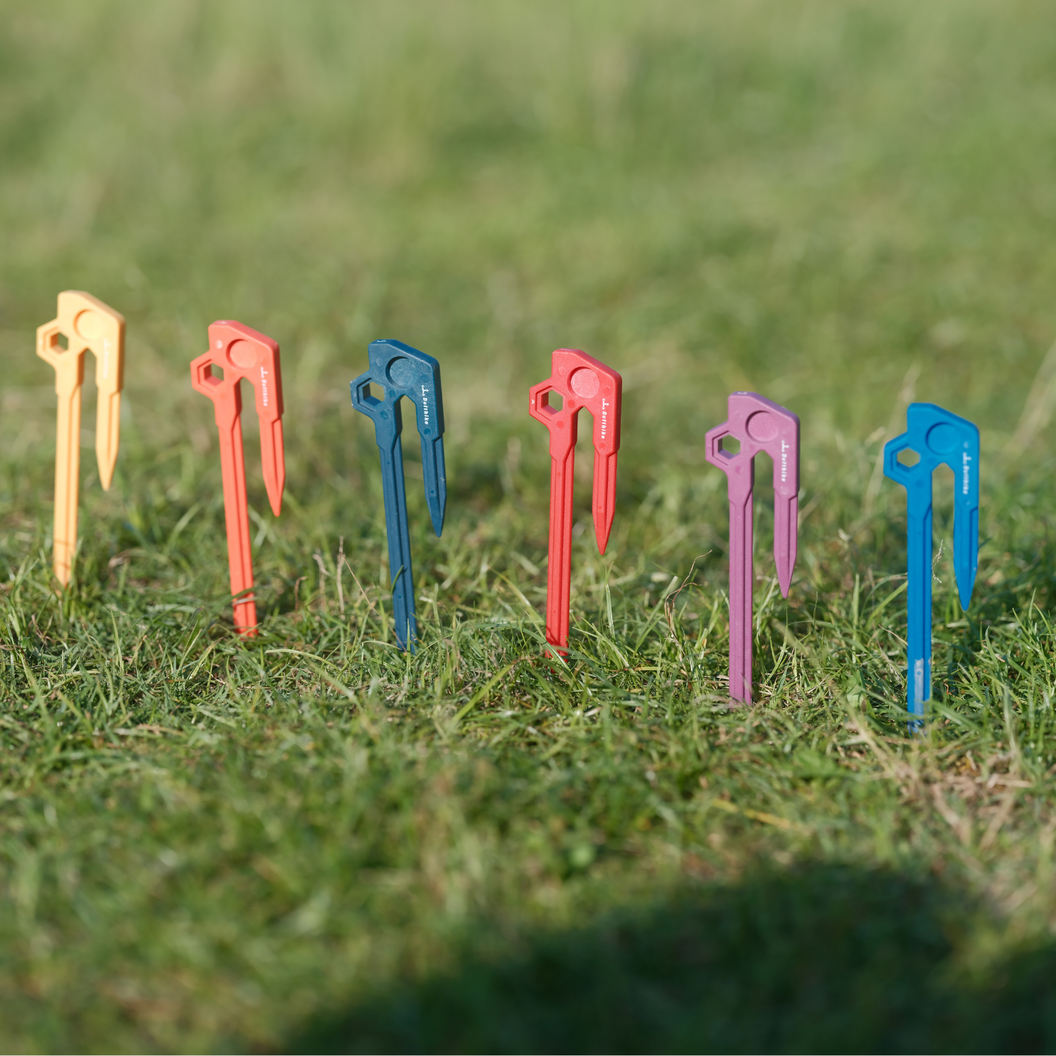 Aluminium All-in-one Tent Stakes / Pegs