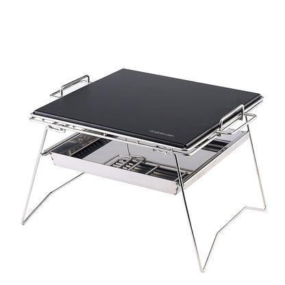 Yoshikawa Handmade Stainless Steel Modular Table Set