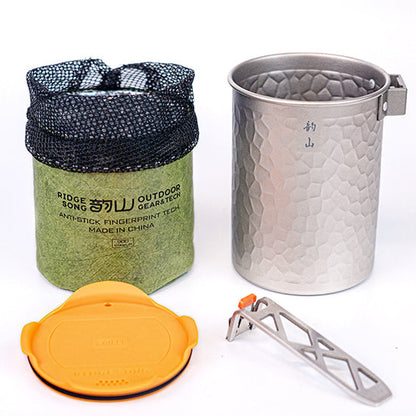 Pure Titanium Hammered Dual-Brew Pot