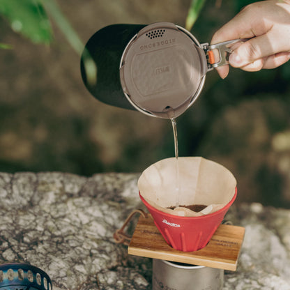 Pure Titanium Hammered Dual-Brew Pot