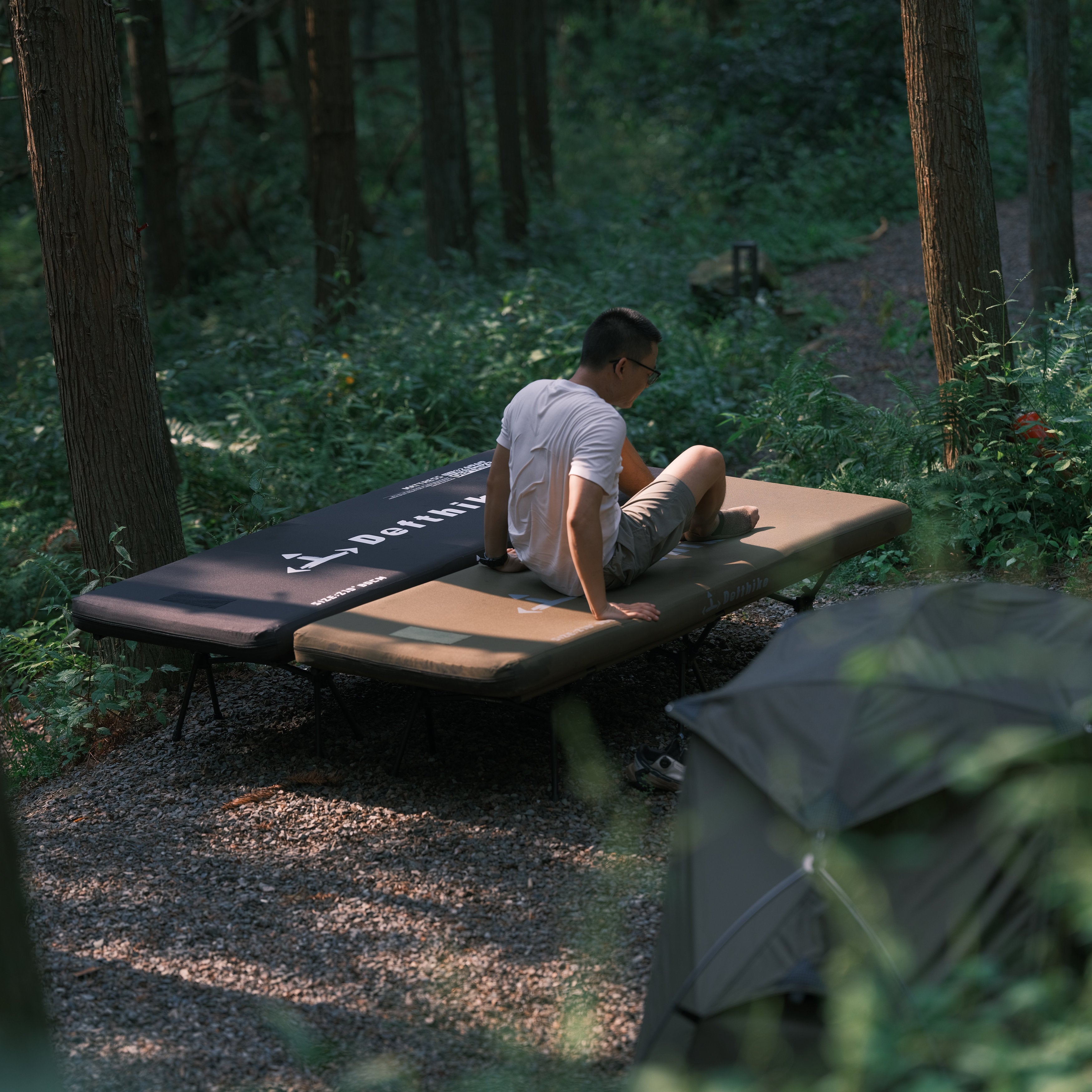 Floating Cloud Stretcher – 210cm Inflatable Camping Stretcher Bed, Compact & Lightweight