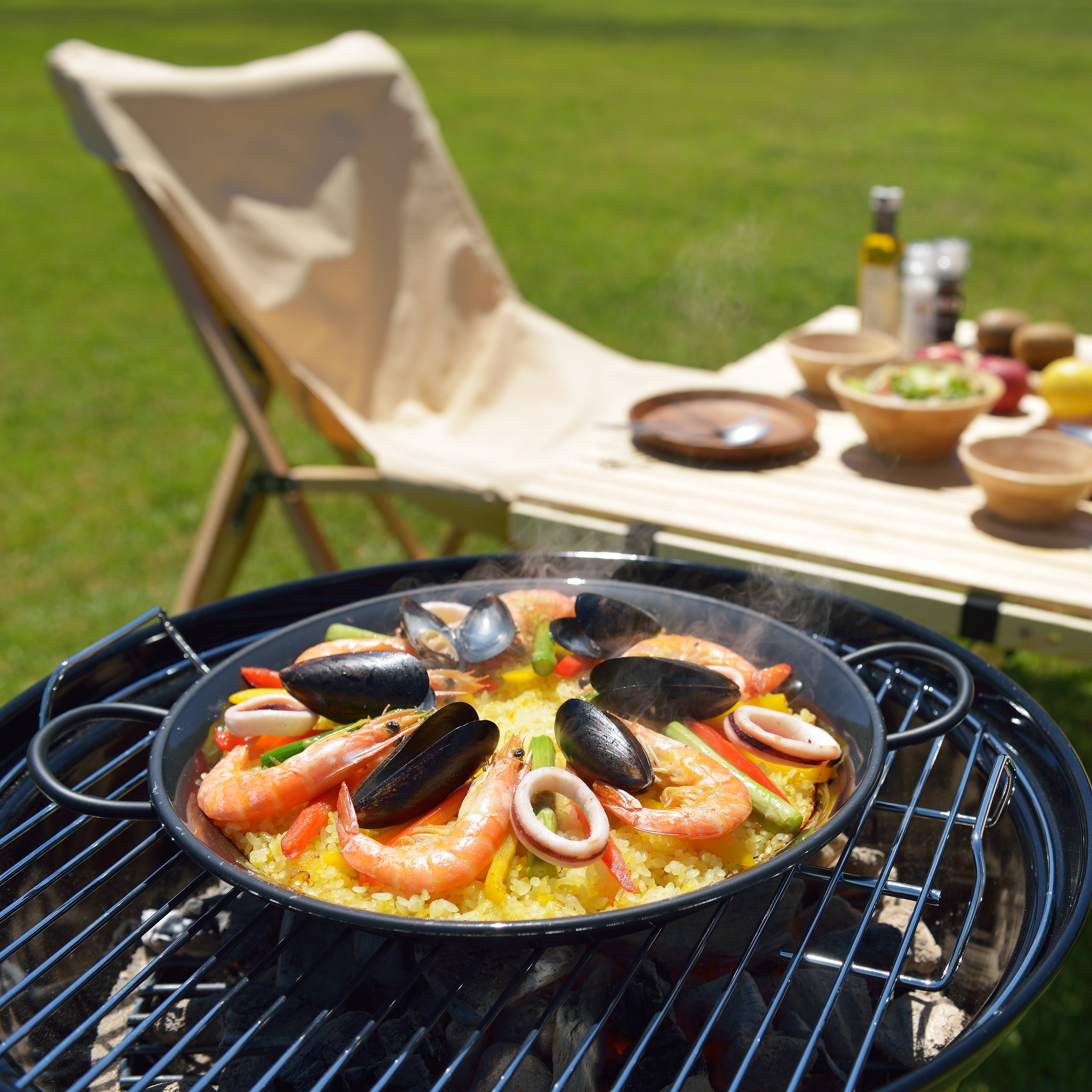 Yoshikawa  Outdoor Ice-Pattern Pure Iron Griddle
