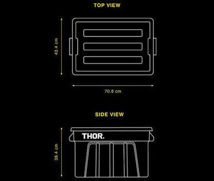 THOR Outdoor Storage Container 75L (Pick Up Only)